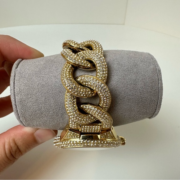 Michael Kors MK3820/1 gold and rose gold crystal watches - Picture 8 of 12